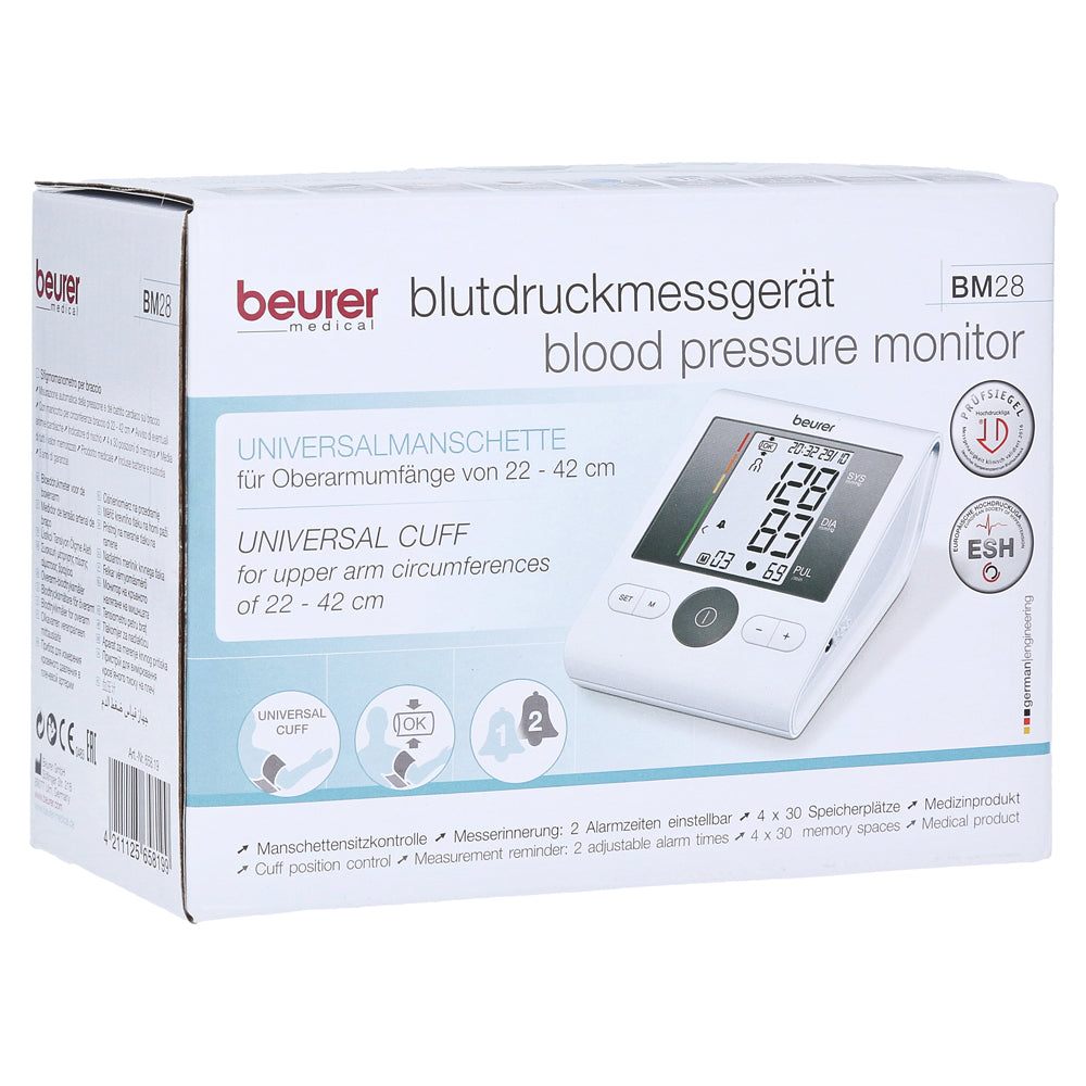 Beurer Upper Arm Blood Pressure Monitor BM28 - Buy Online with Afterpay &  ZipPay - Bing Lee