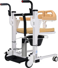 Manual/Hydraulic Patients Transfer Lift Chair with Wheels Medical Shift Machine with Commode Toilet for Disabled Elderly China