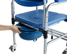 4 IN 1 COMMODE CHAIR ,SHOWER CHAIR, WHEELCHAIR & NORMAL CHAIR ALUMINIUM WITH WHEELS CHINA