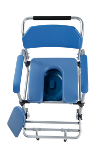 4 IN 1 COMMODE CHAIR ,SHOWER CHAIR, WHEELCHAIR & NORMAL CHAIR ALUMINIUM WITH WHEELS CHINA