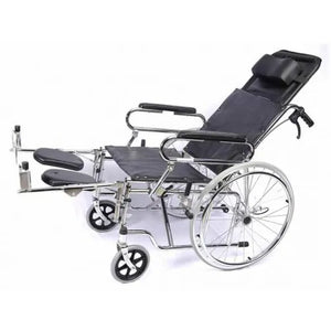 KY608GC-46 Reclining Commode Wheel Chair
