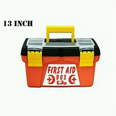 First Aid Kit Emergency Medical Survival Rescue Box - Large 13 Inch