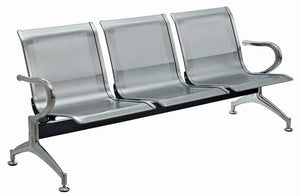 3 Seater Waiting Room Steel Bench 32kg