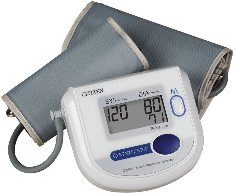 Digital Upper Arm Blood Pressure Monitor CH453 Citizen Japan