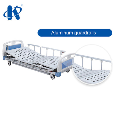 Electric Three Function Luxury Low Hospital Bed With Mattress + Safeguards China