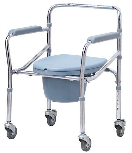 Commode Chair Folding With Wheel 1051