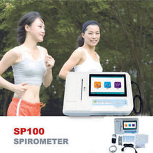 SP100 CONTEC Portable lung function testing device Spirometer/Spirometry color LCD display