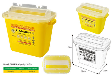 Model: DMS-F10  10.0L SHARPS CONTAINER