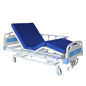 Three Crank Manual Hospital Bed China